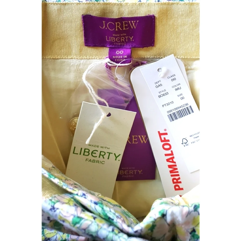 33. J.Crew Limited-edition quilted button-front mini skirt in Liberty® fabric